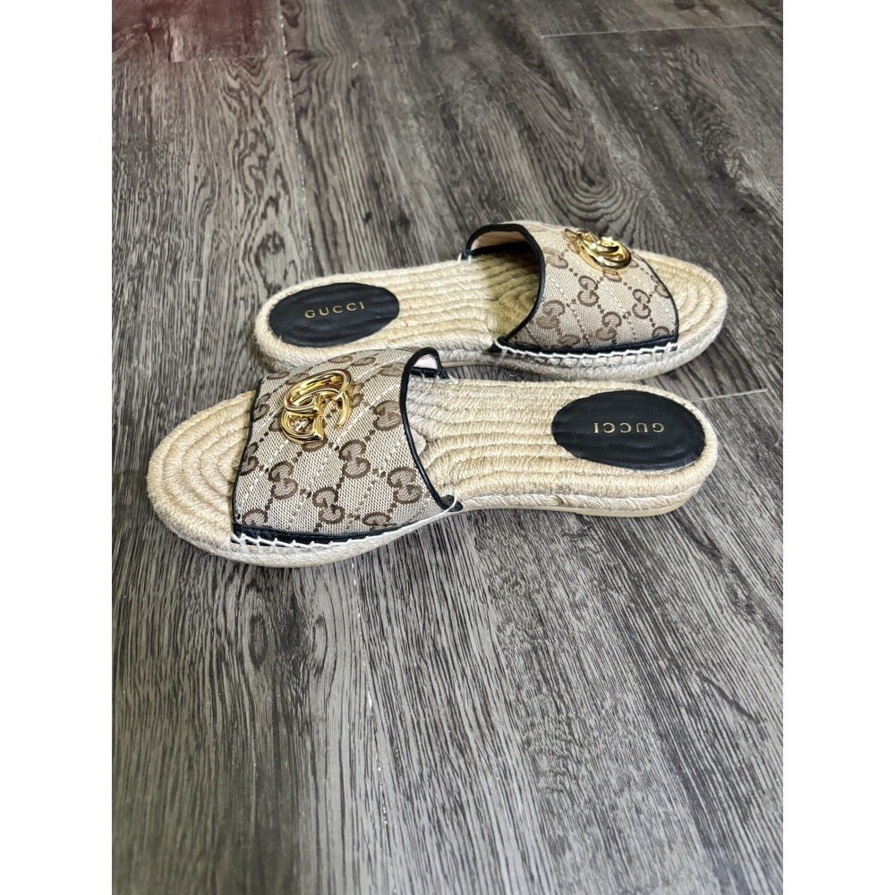 Gucci GG Canvas Espadrilles EU 37 1/2 - Picture 13 of 15